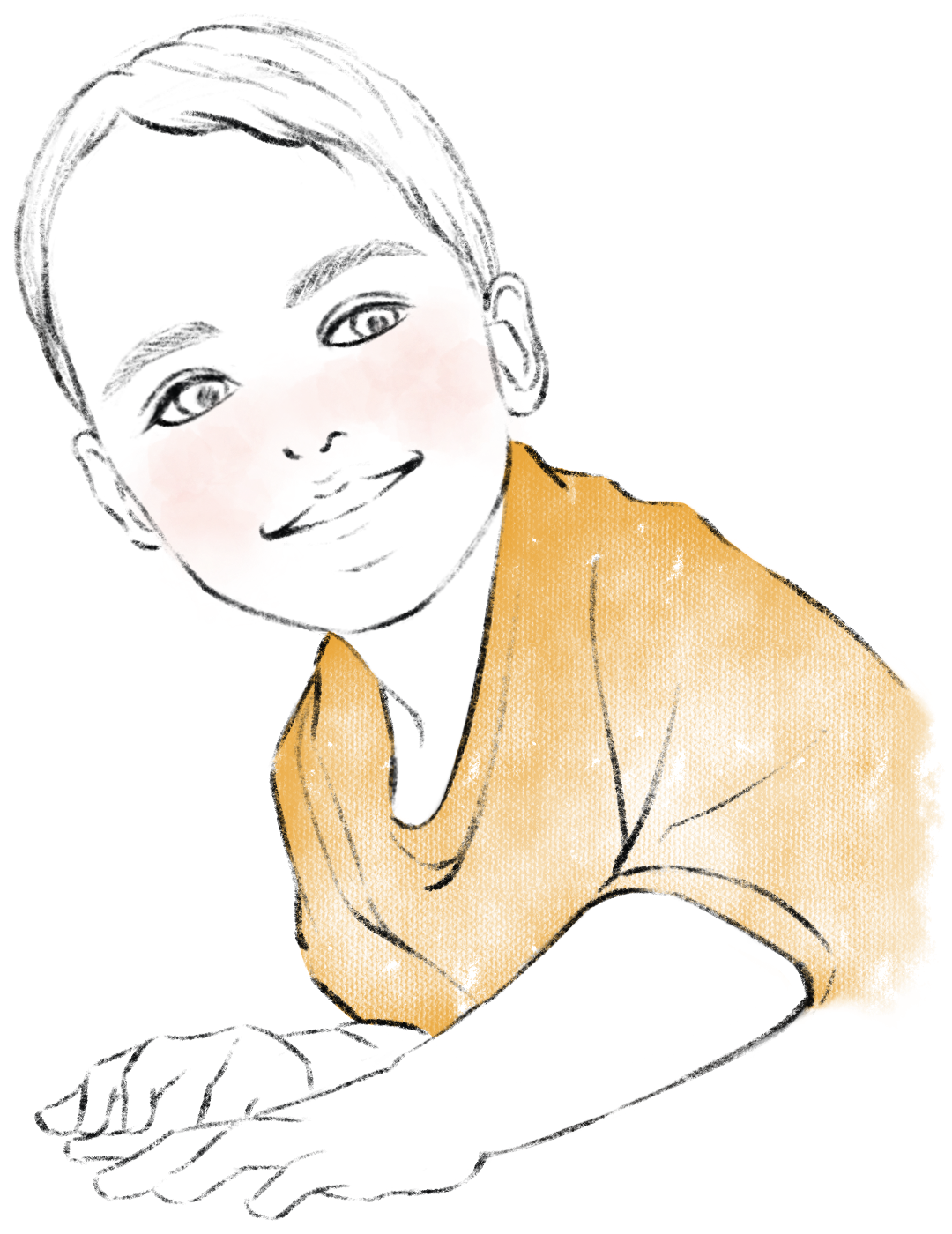 笑顔の子供イラスト